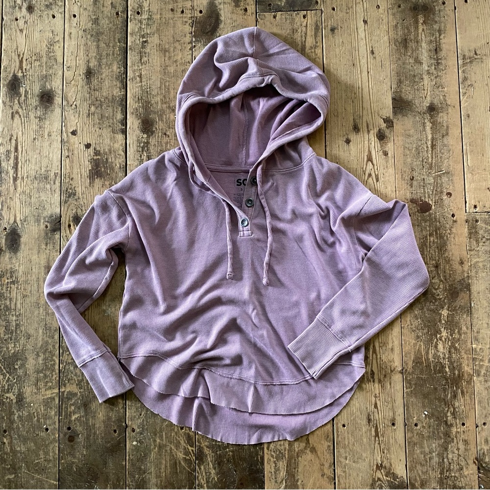 Lavender Waffle Knit Sweater